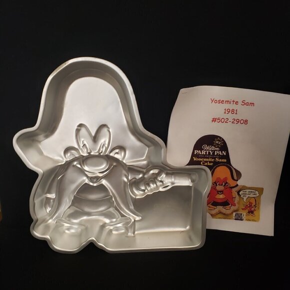 Wilton Cake Pan Yosemite Sam Looney Tunes Warner Brothers Color Instructions - Picture 2 of 9